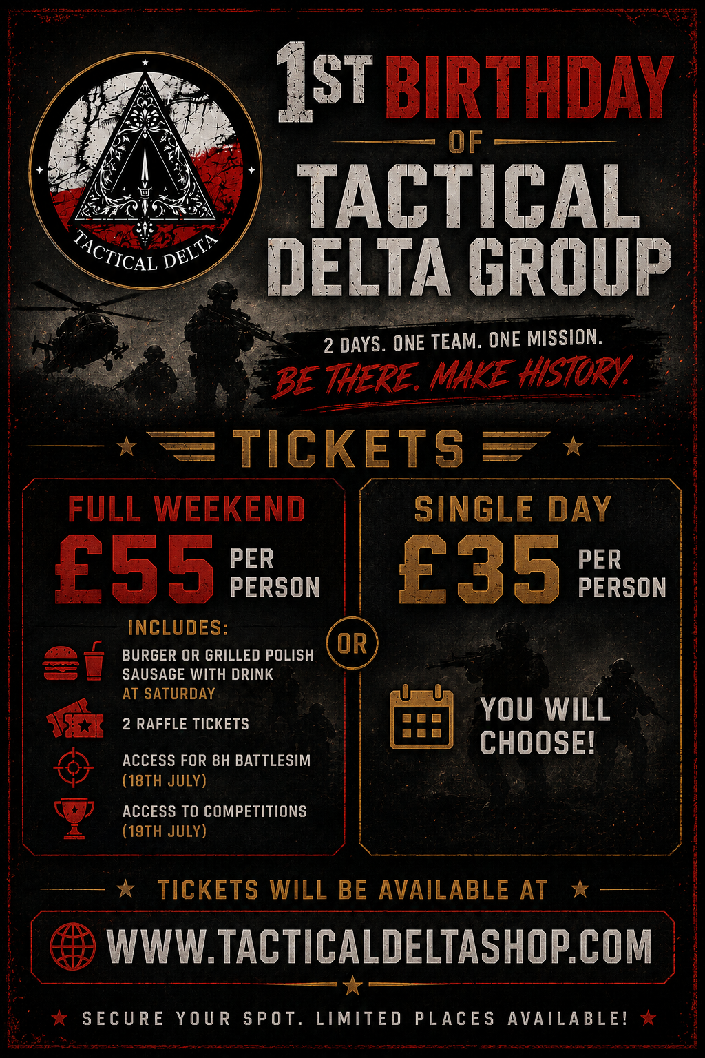 1ST BIRTHDAY OF TACTICAL DELTA GROUP | 18-19 JULY