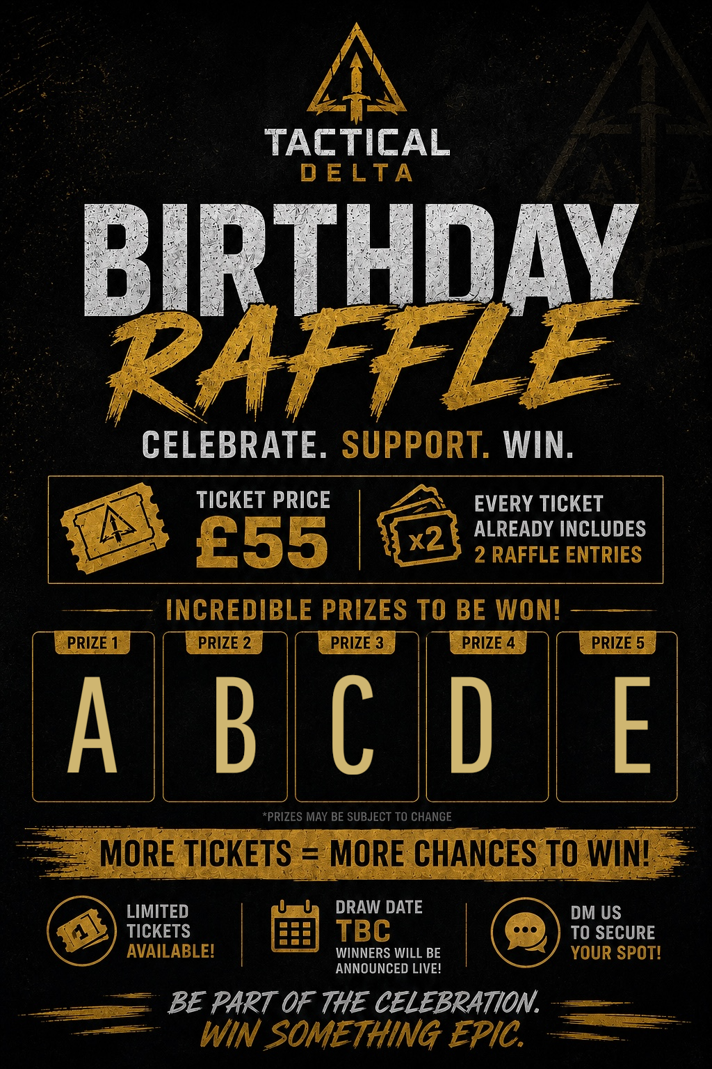 Tactical Delta Birthday Raffle