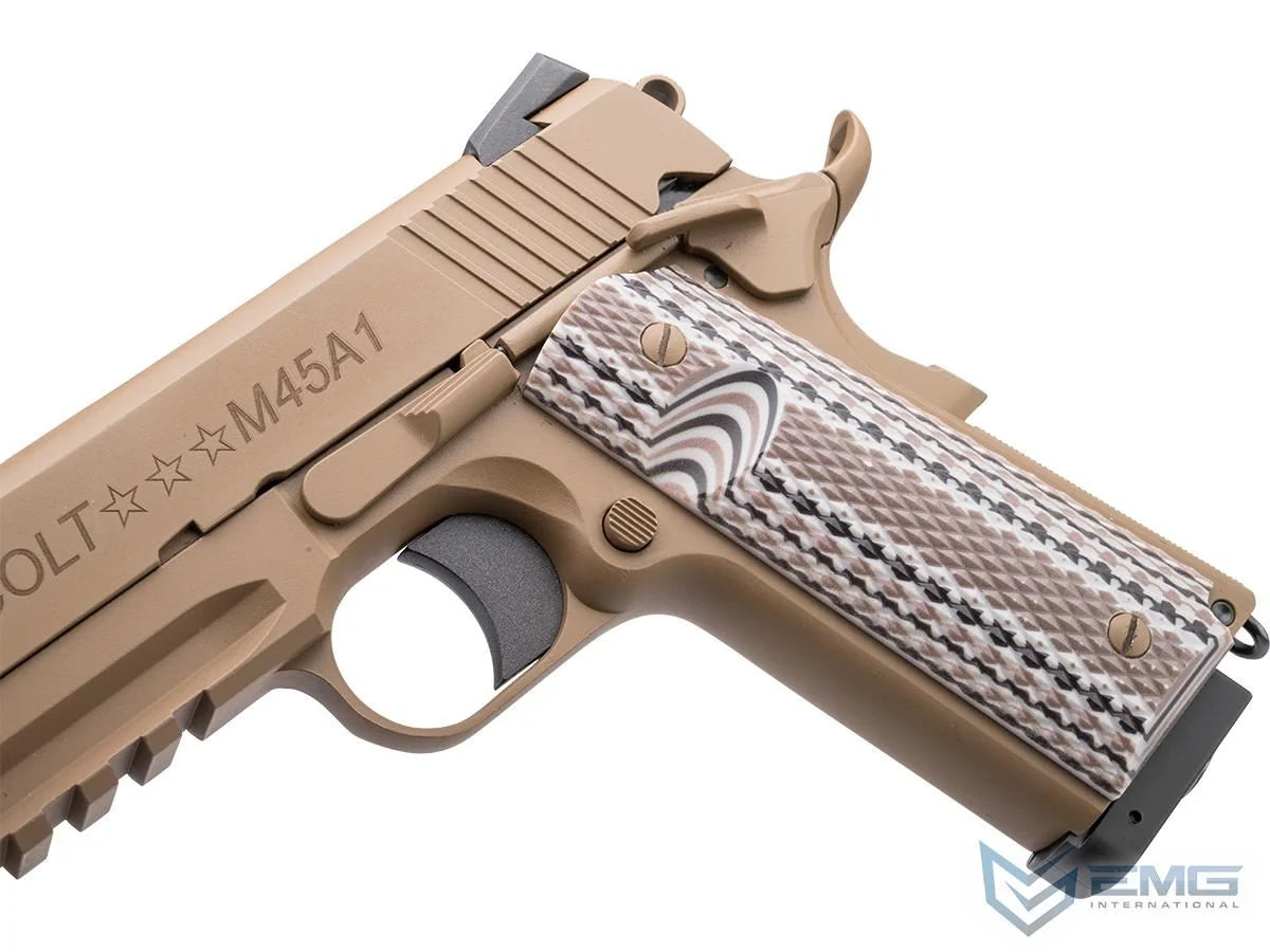 Colt M45A1 FDE Gas Blowback Handgun x EMG/Army