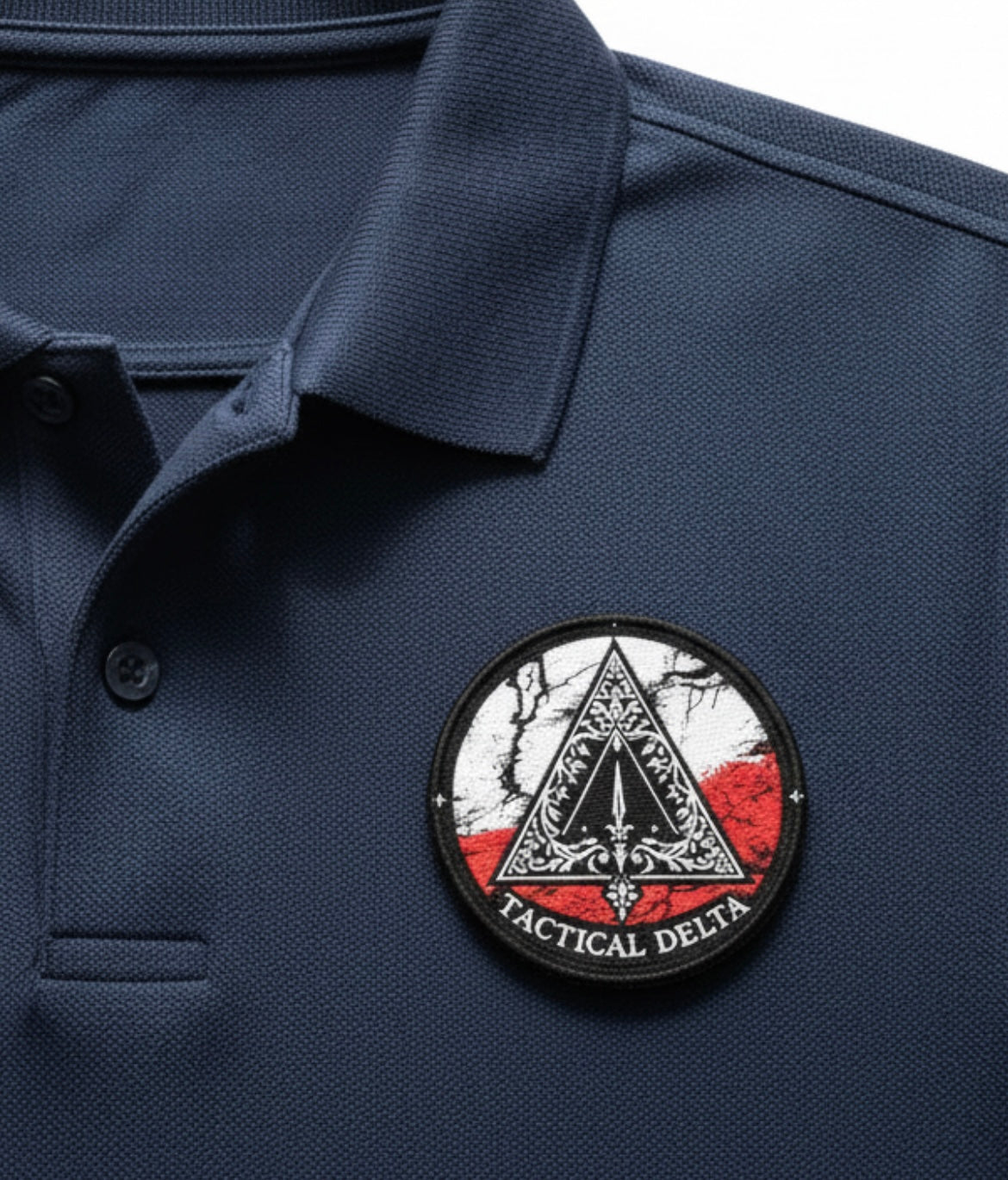 Tactical Delta Group Embroidered Patch - Hook