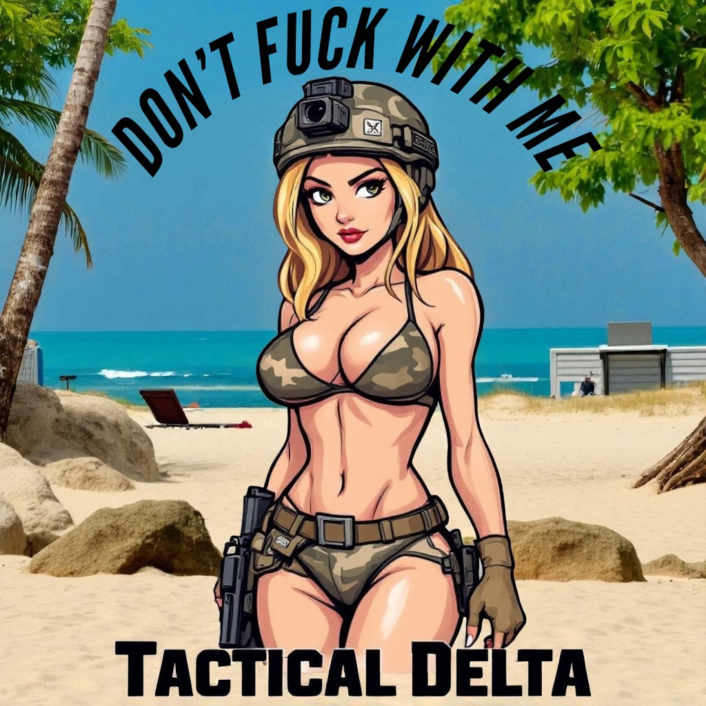 Naughty Tactical Stickers Set