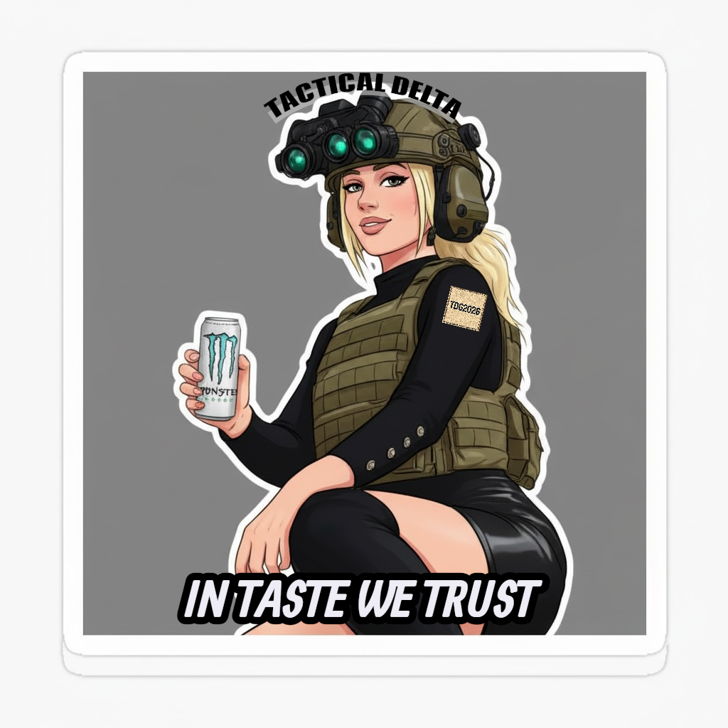 Naughty Tactical Stickers Set
