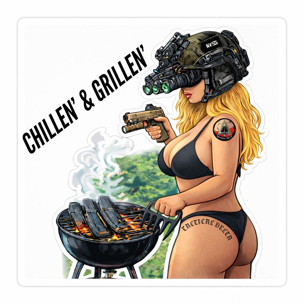 Naughty Tactical Stickers Set