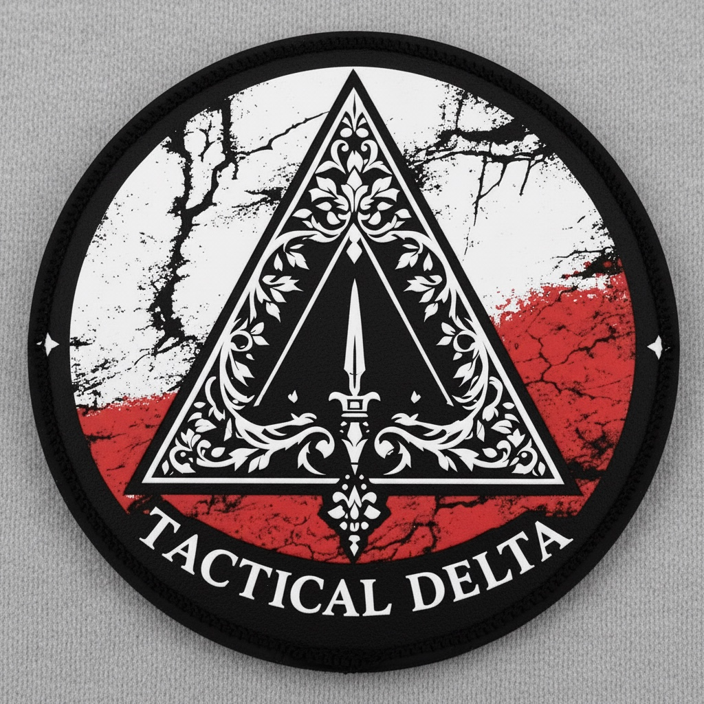 Tactical Delta Patch PVC - hook